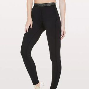 Lululemon Principal Dancer Golden Lining Tight Size 6